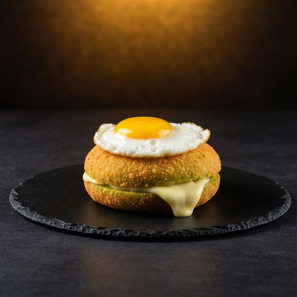 Bolón de verde con queso